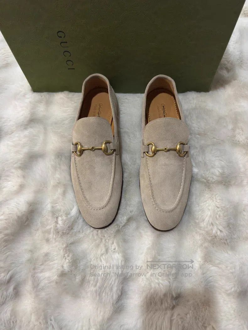 Gucci Guicci Suede Men's Loafers Leather Shoes Size US 7 / EU 40 - 1 Thumbnail
