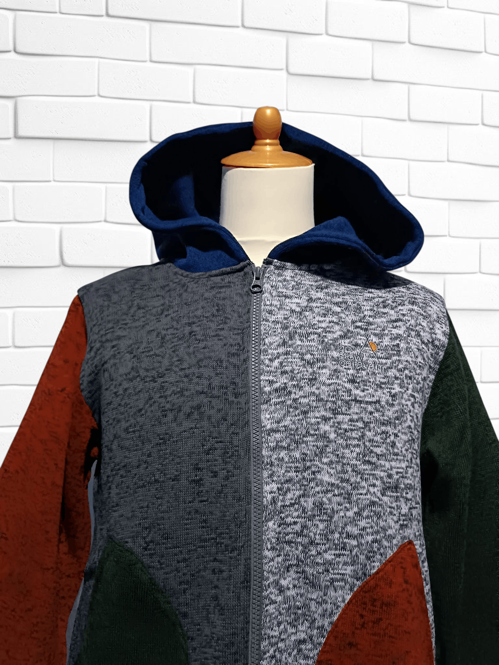Japanese Brand Vintage Go Slow Caravan Multi Colour Hoodie Jacket Size US L / EU 52-54 / 3 - 2 Thumbnail