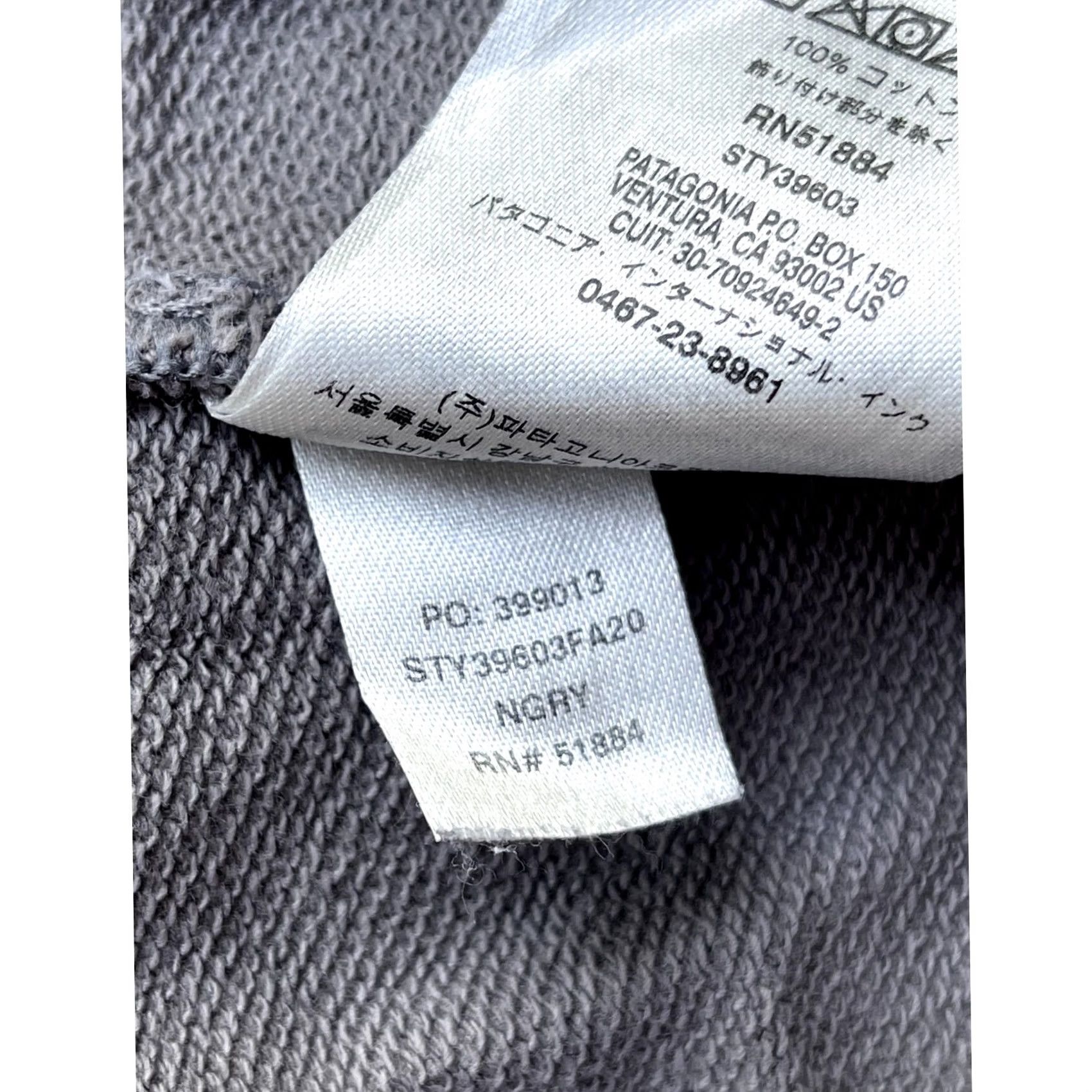Patagonia Patagonia Sweatshirt Mens L Gray P-6 Logo Organic Crew Size US L / EU 52-54 / 3 - 7 Thumbnail