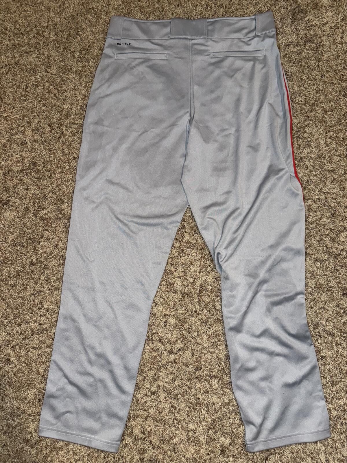Nike Nike Men's Swoosh Piped Dri-FIT Baseball Pants Size US 34 / EU 50 - 8 Thumbnail
