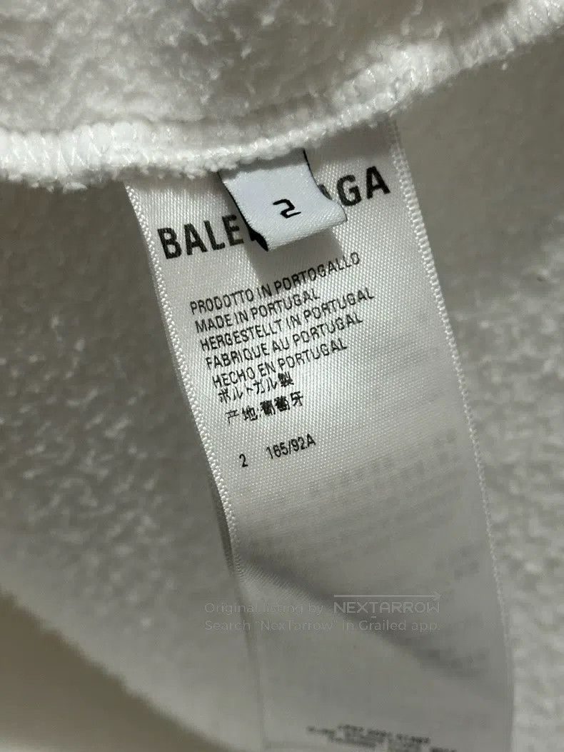 Balenciaga White Hoodie