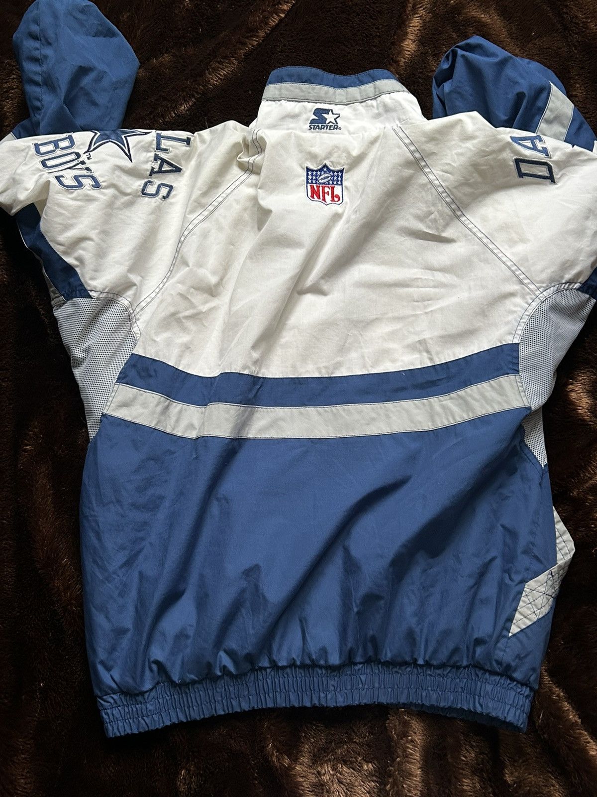 NFL × Starter Starter Dallas Cowboys Windbreaker Size US XL / EU 56 / 4 - 2 Thumbnail