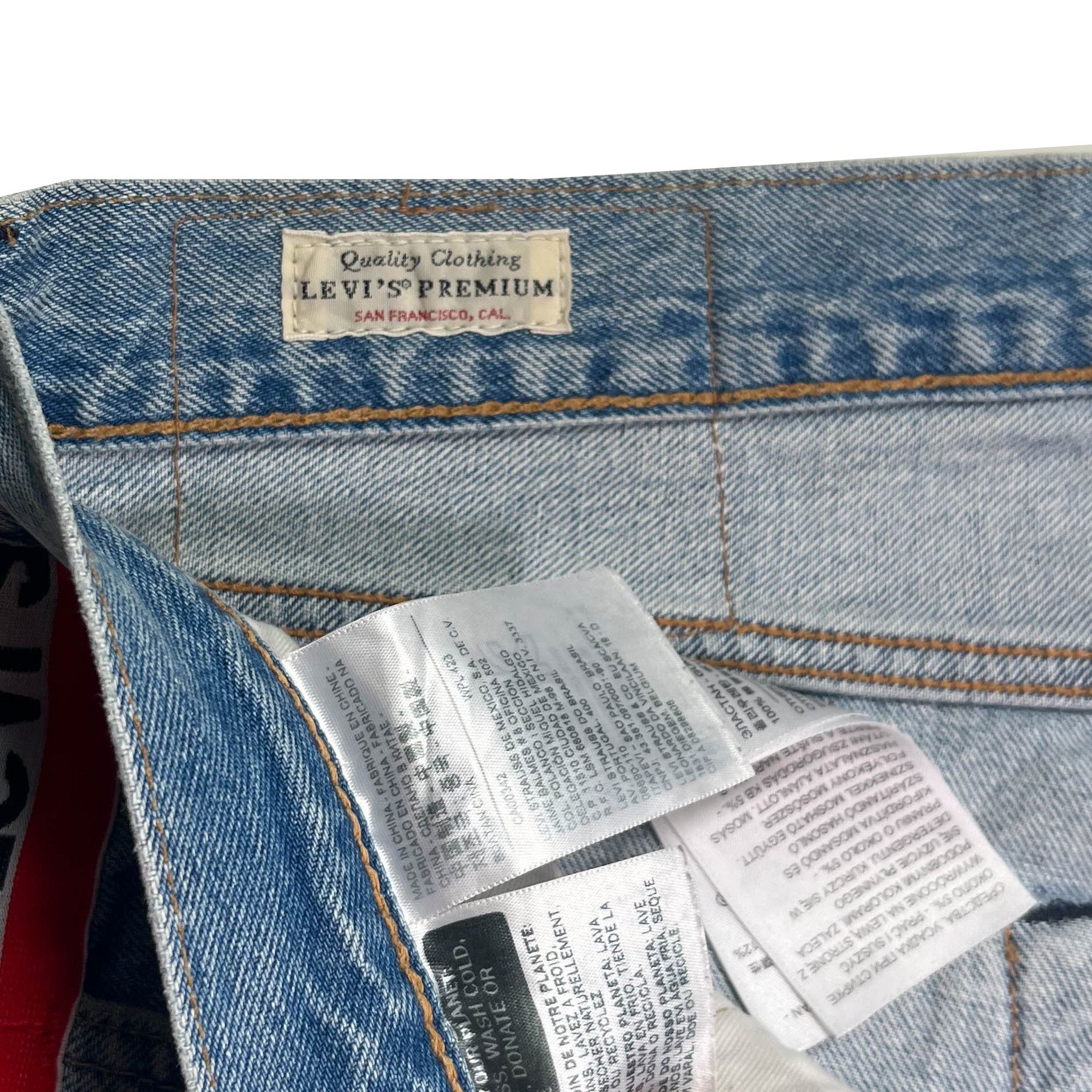 Levi's Skinny fit Levi´s Premium 501 ST Jeans Size US 36 / EU 52 - 4 Thumbnail