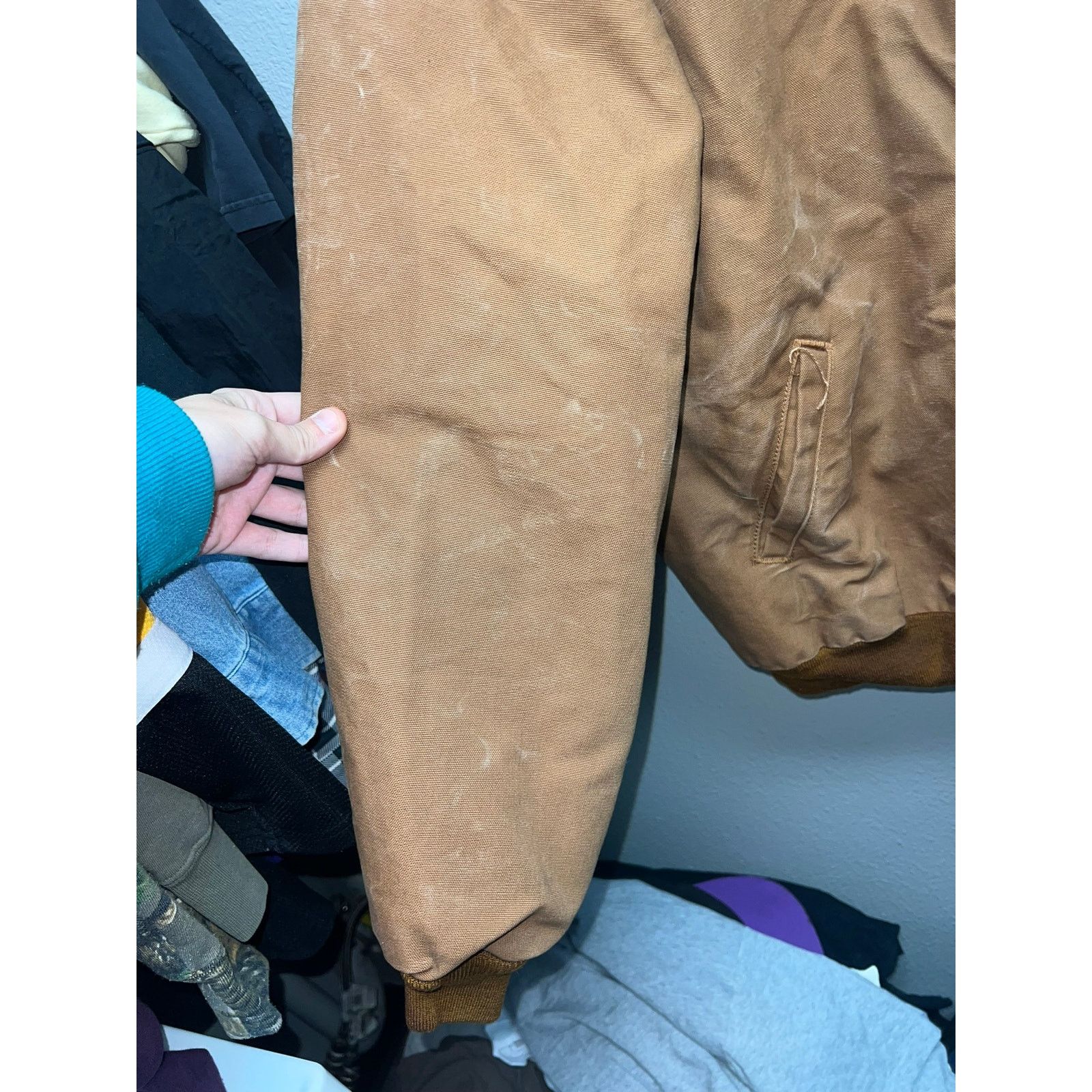 Vintage Carhartt FR Canvas Jacket Bomber Workwear Duck Work Coat XL Size US XL / EU 56 / 4 - 5 Thumbnail