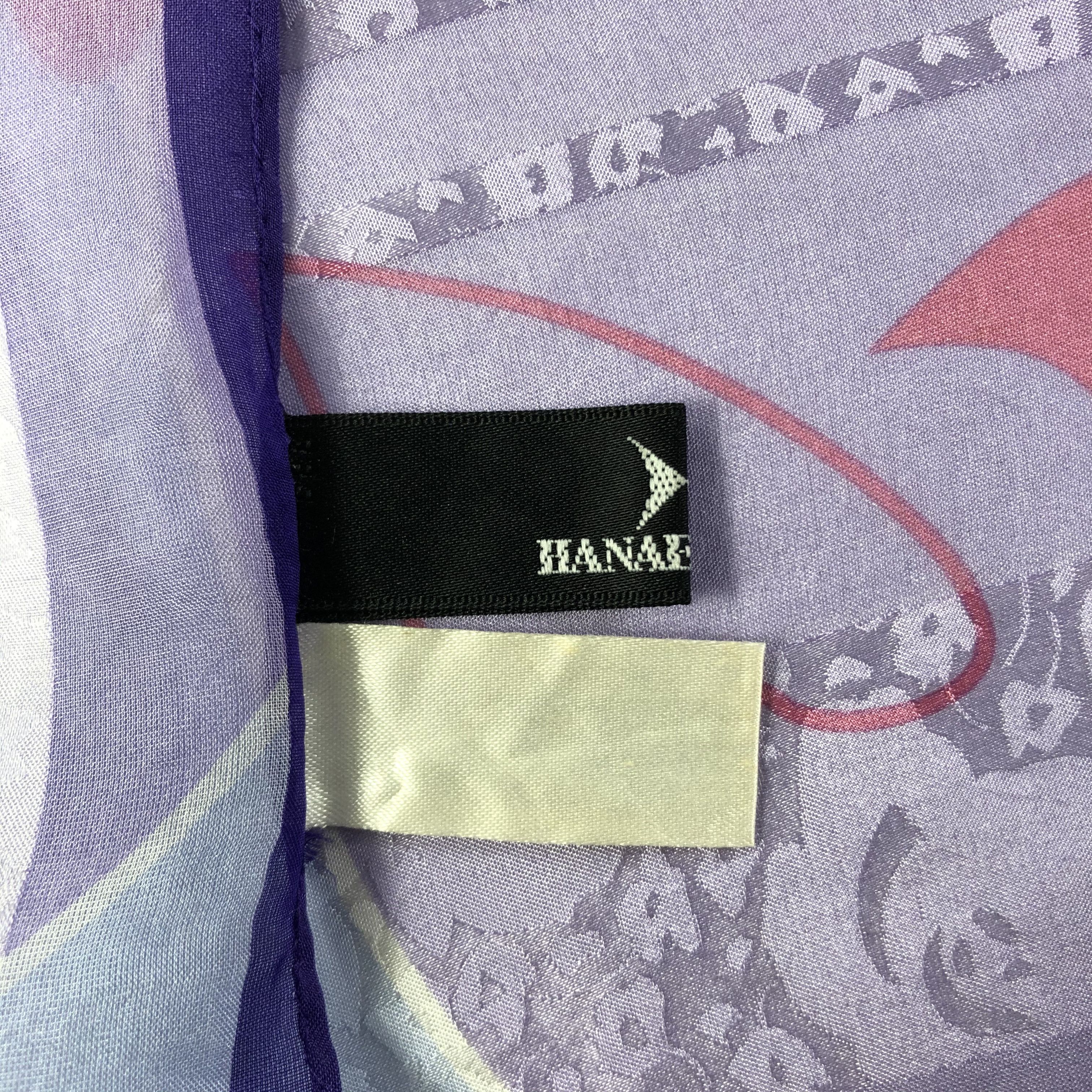 Hanae Mori × Vintage Vintage Hanae Mori Silk Scarf Size ONE SIZE - 6 Thumbnail