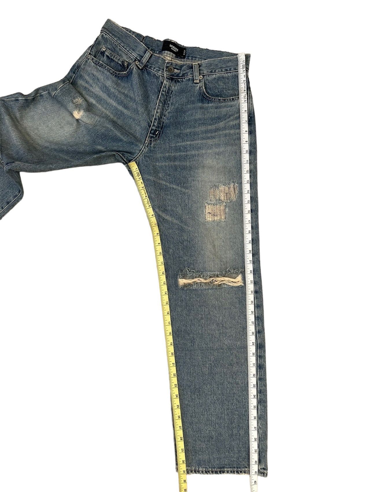 Devilock Vintage Devilock Vengeance Distress Mud Denim Selvedge Jeans Size US 32 / EU 48 - 5 Thumbnail