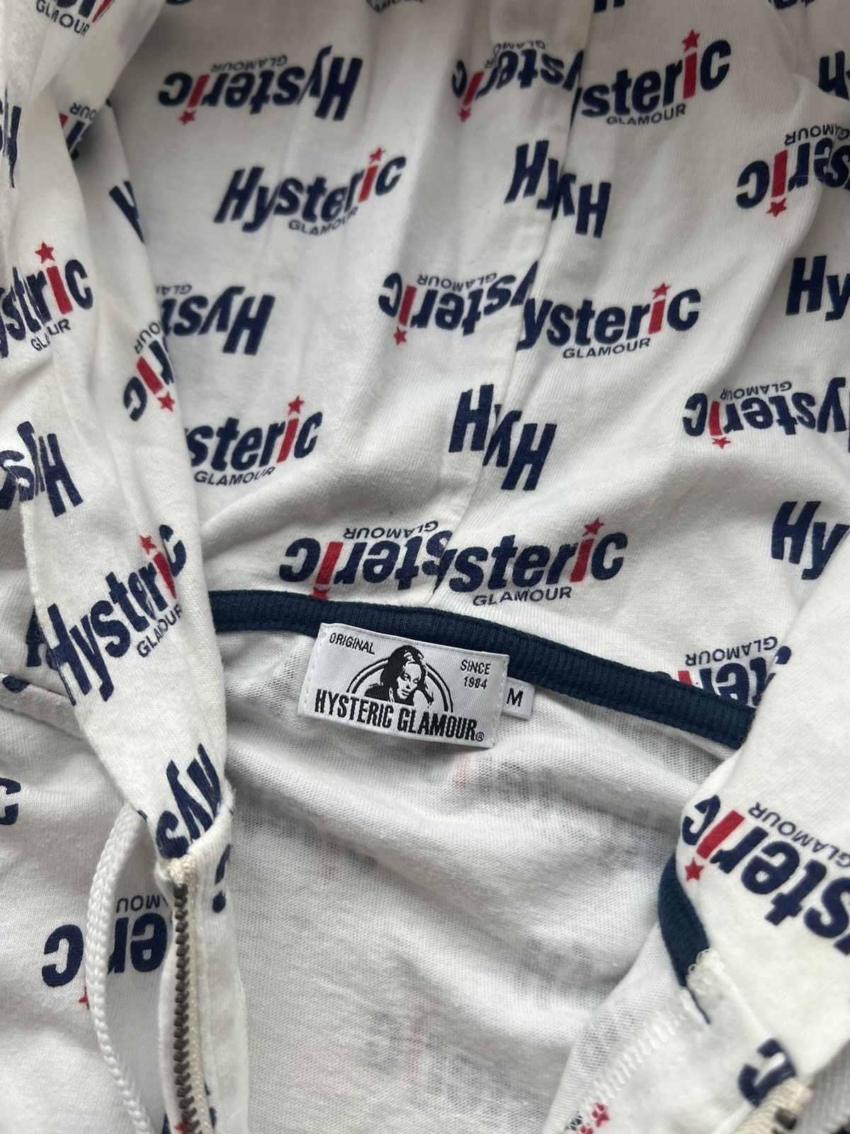 Hysteric Glamour HYSTERIC GLAMOUR MONOGRAM Y2K ZIP HOODIE VINTAGE Size US M / EU 48-50 / 2 - 7 Thumbnail