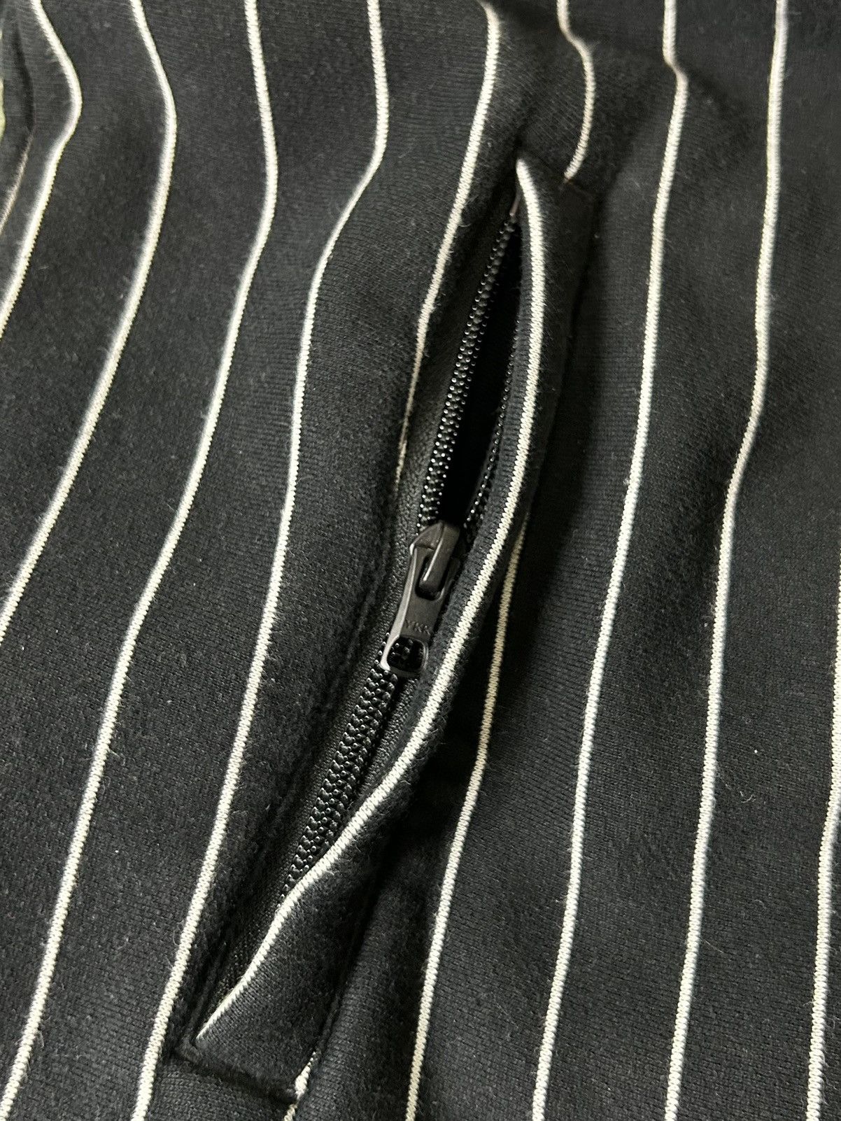 OVO Streetwear Pinstripe Hoodie – Classic Owl Embroidery