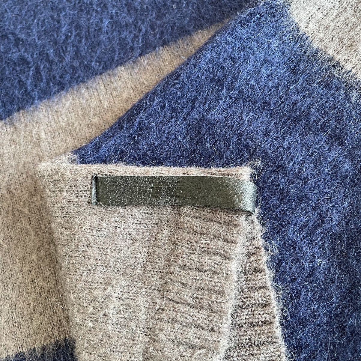 Isamu Katayama Backlash Border Stripe Mohair Ribbed Knit Sweater Size US M / EU 48-50 / 2 - 4 Thumbnail