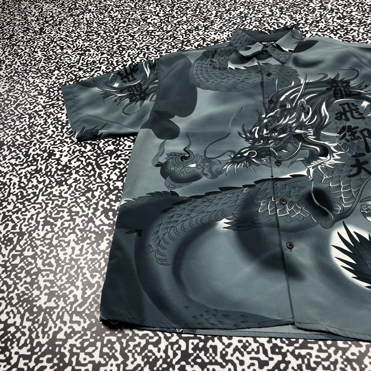 Anime Vintage 90s JAPANESE Dragon Art All Over Shirt Anima Style Size US L / EU 52-54 / 3 - 7 Thumbnail