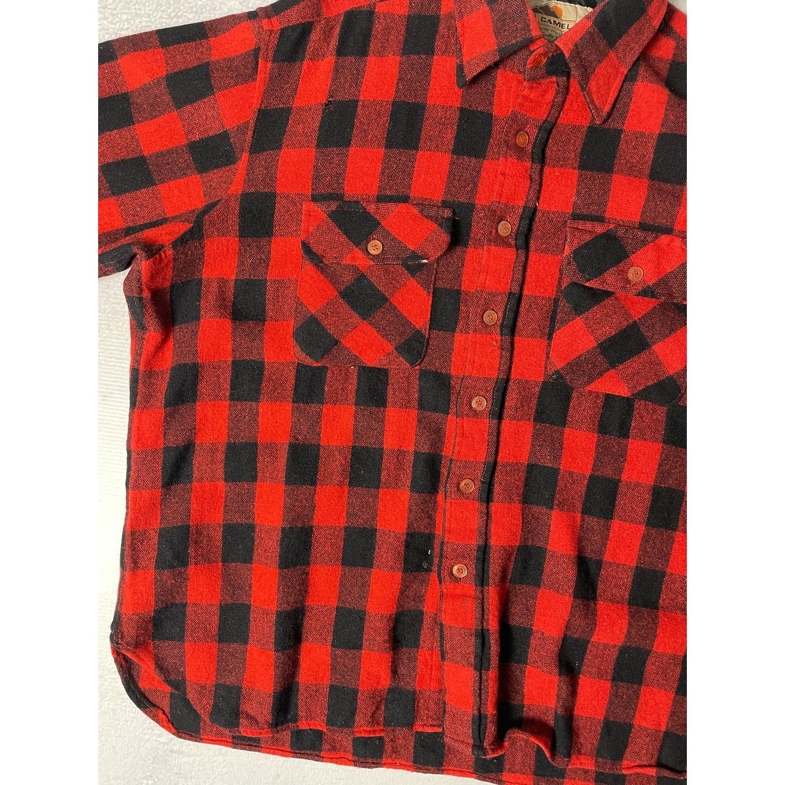 Camel Vintage Camel Flannel Buttoned Shirt - Men's Medium Size US M / EU 48-50 / 2 - 4 Thumbnail
