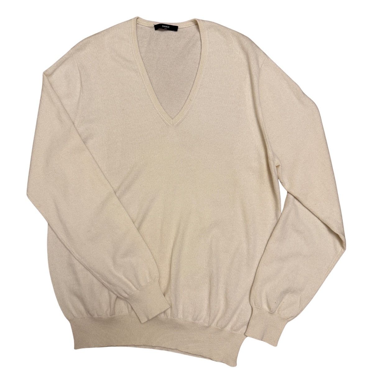 Other Men’s Cream V-Neck Sweater DANDI Size L Size US L / EU 52-54 / 3 - 1 Thumbnail