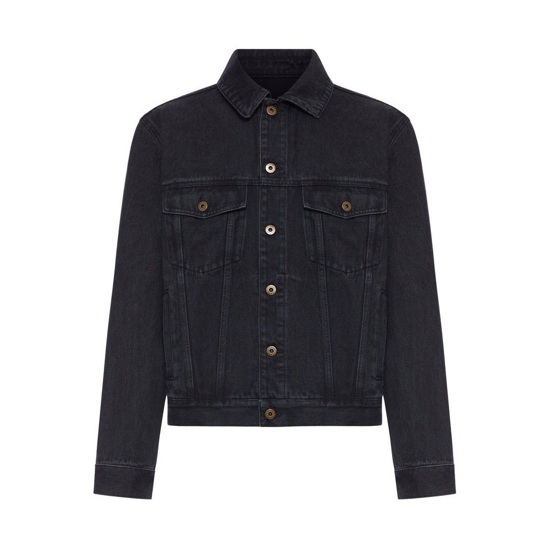 Loewe LOEWE Anagram Black Denim Jacket New & Authentic (Men's size Size US XL / EU 56 / 4 - 1 Thumbnail