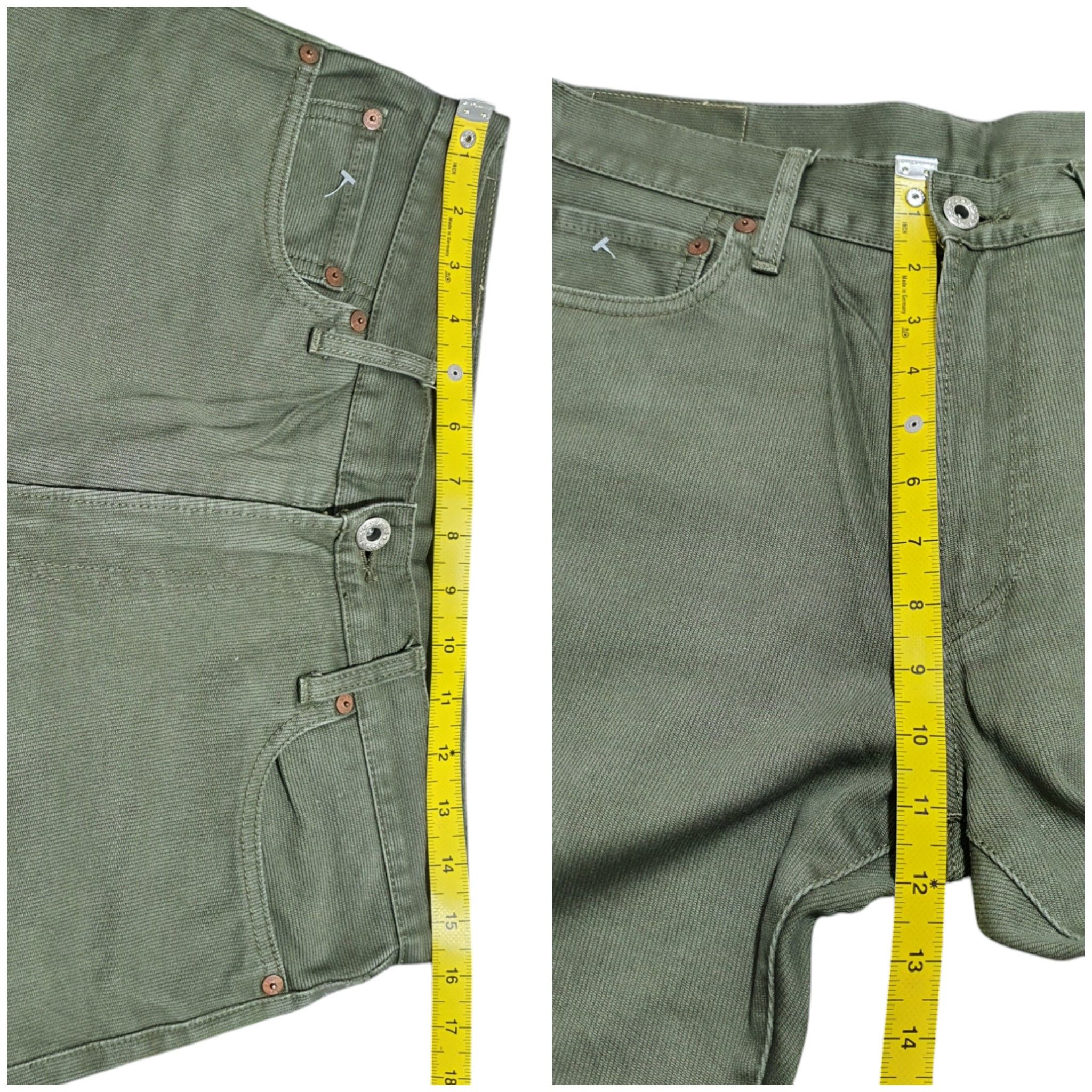 FOB Factory × Japanese Brand FOB FACTORY 31”/40” GREEN JEANS Size US 31 - 7 Thumbnail