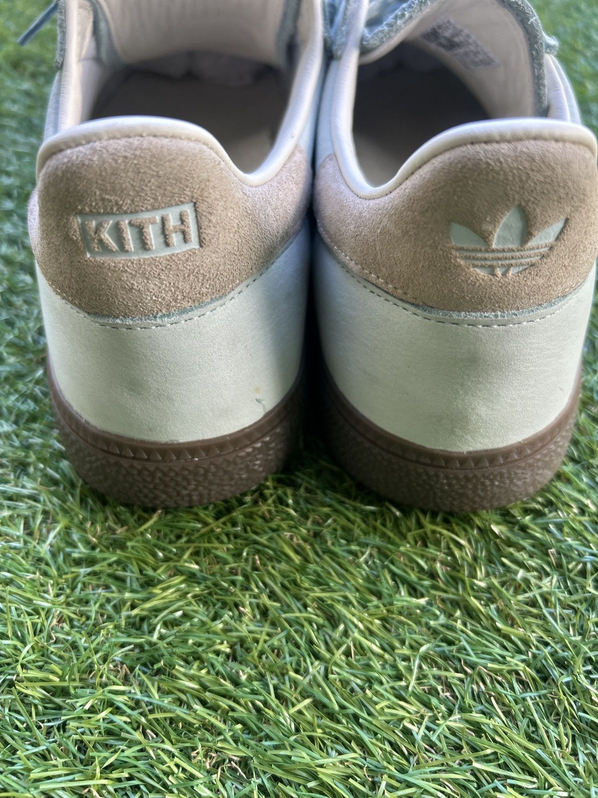 Adidas × Kith Adidas x Kith Handball Spezial Kith Classics Mint Grey Gum Size US 9.5 / EU 42-43 - 4 Thumbnail