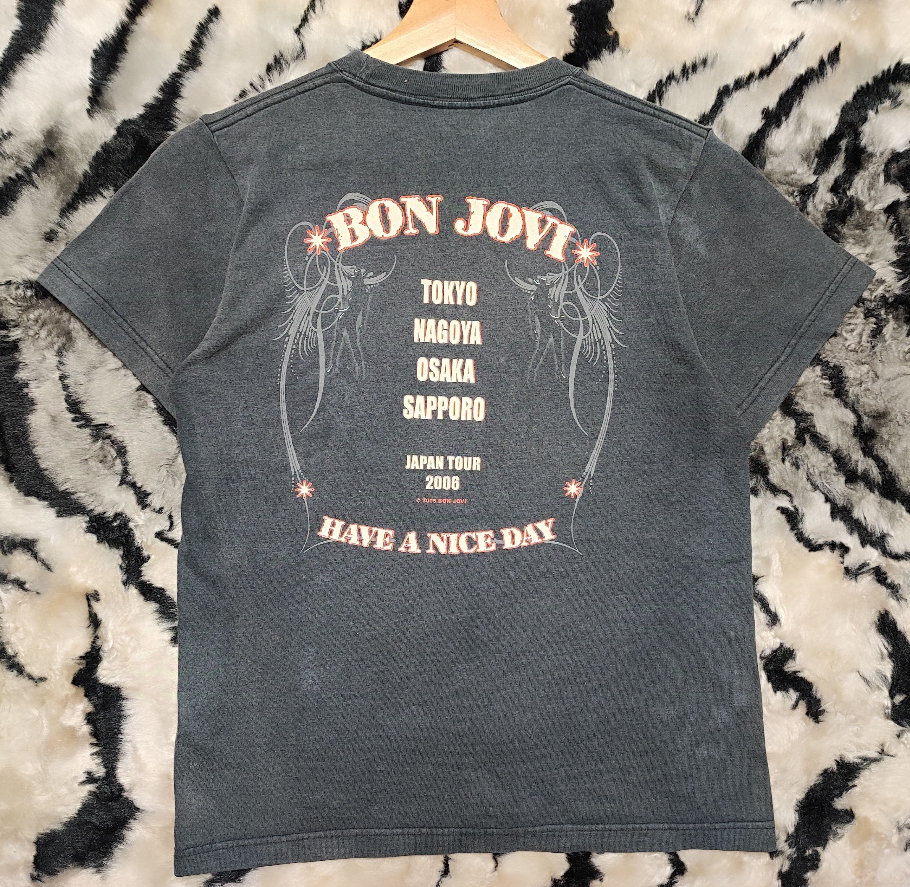 Band Tees × Vintage Vintage Y2K Bon Jovi Tour Have A Nice Day Size US XS / EU 42 / 0 - 9 Thumbnail