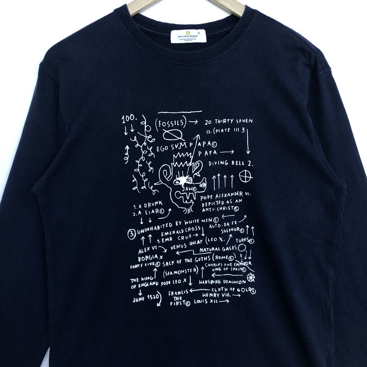 Uniqlo Vintage Uniqlo Art Jean Mitchel Basquiat long Sleeve Tshirt Size US S / EU 44-46 / 1 - 3 Thumbnail
