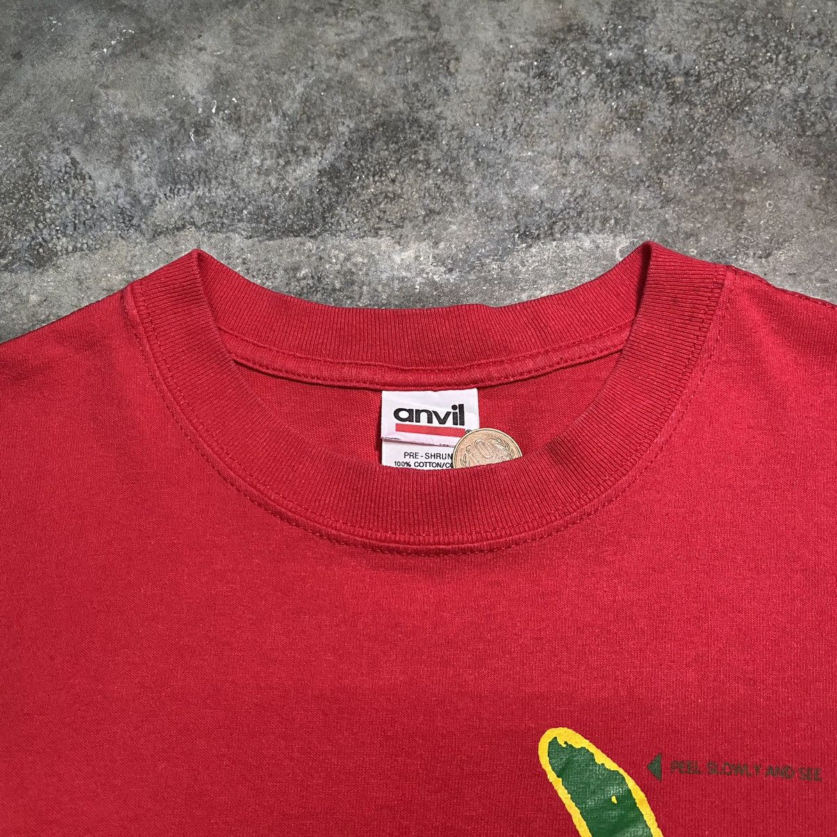 Andy Warhol VINTAGE 90’s ANDY WARHOL BANANA ICONIC GRAPHIC TEE ANVIL Size US M / EU 48-50 / 2 - 2 Thumbnail