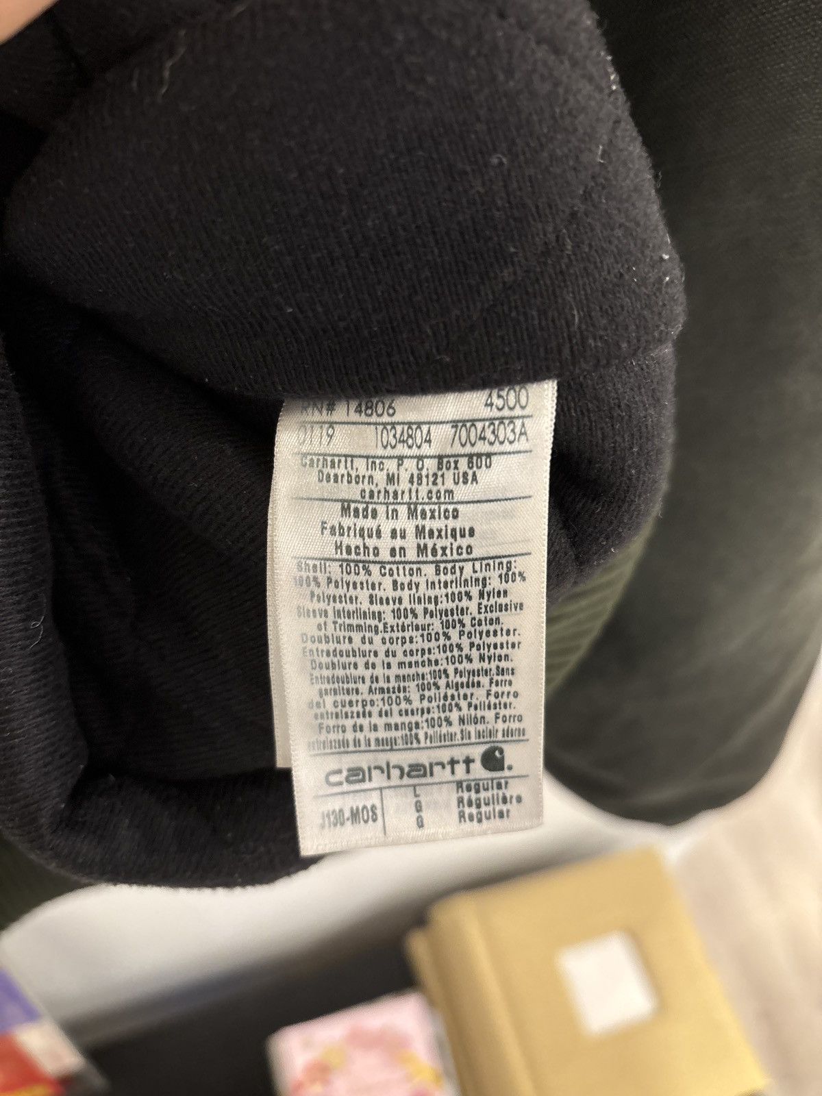 Carhartt Carhartt J130 Green jacket Size US L / EU 52-54 / 3 - 3 Thumbnail