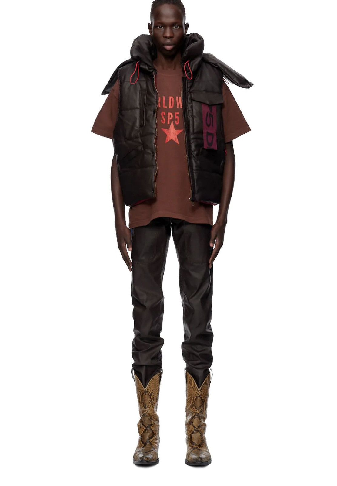 Sp5der Spider Worldwide Puffer Vest (SP5DER) Size US L / EU 52-54 / 3 - 9 Thumbnail