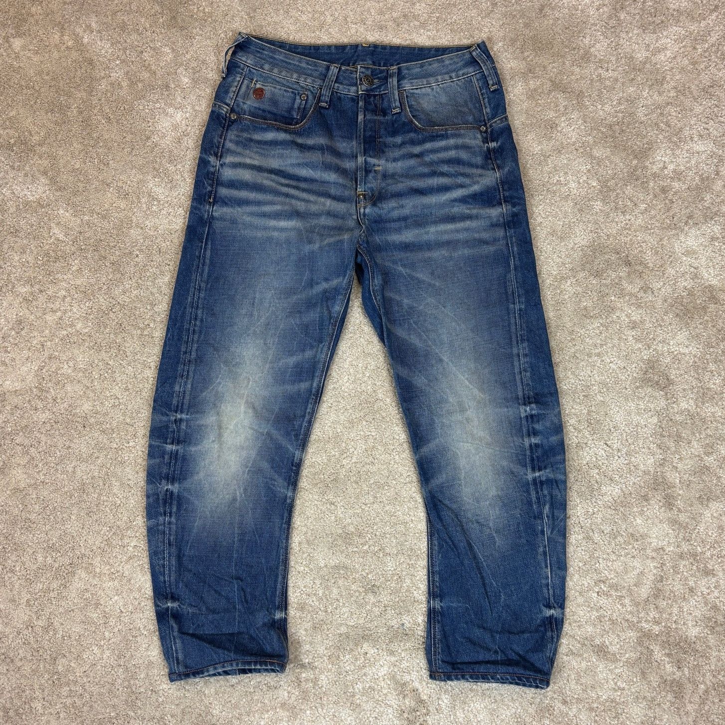 G-Star G Star Raw Type C 3D Tapered Jeans Men's 31x25 Streetwear Size US 31 - 3 Thumbnail