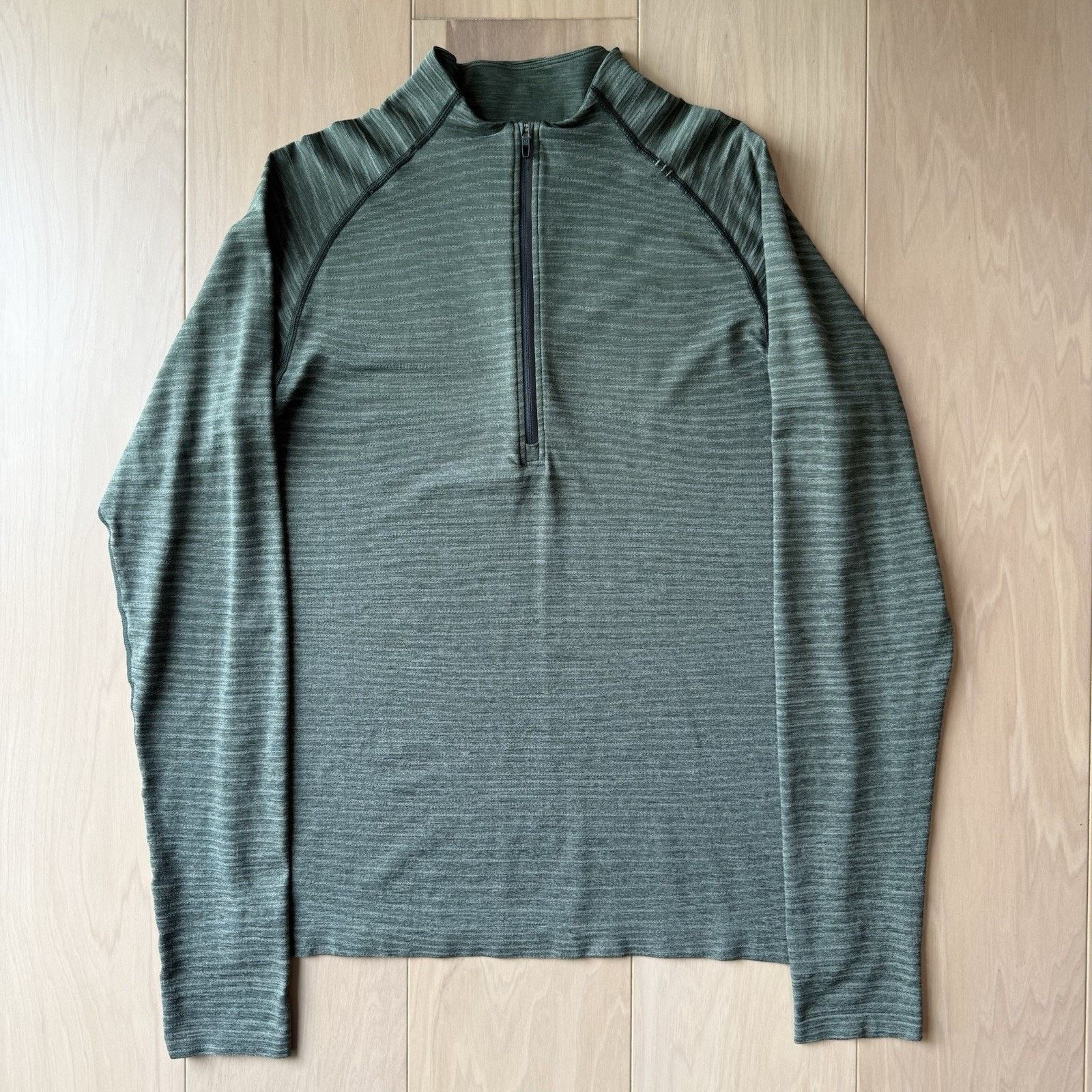 Lululemon Lululemon Metal Vent Tech 1/2 Zip Pullover M Green Utility Size US M / EU 48-50 / 2 - 2 Thumbnail