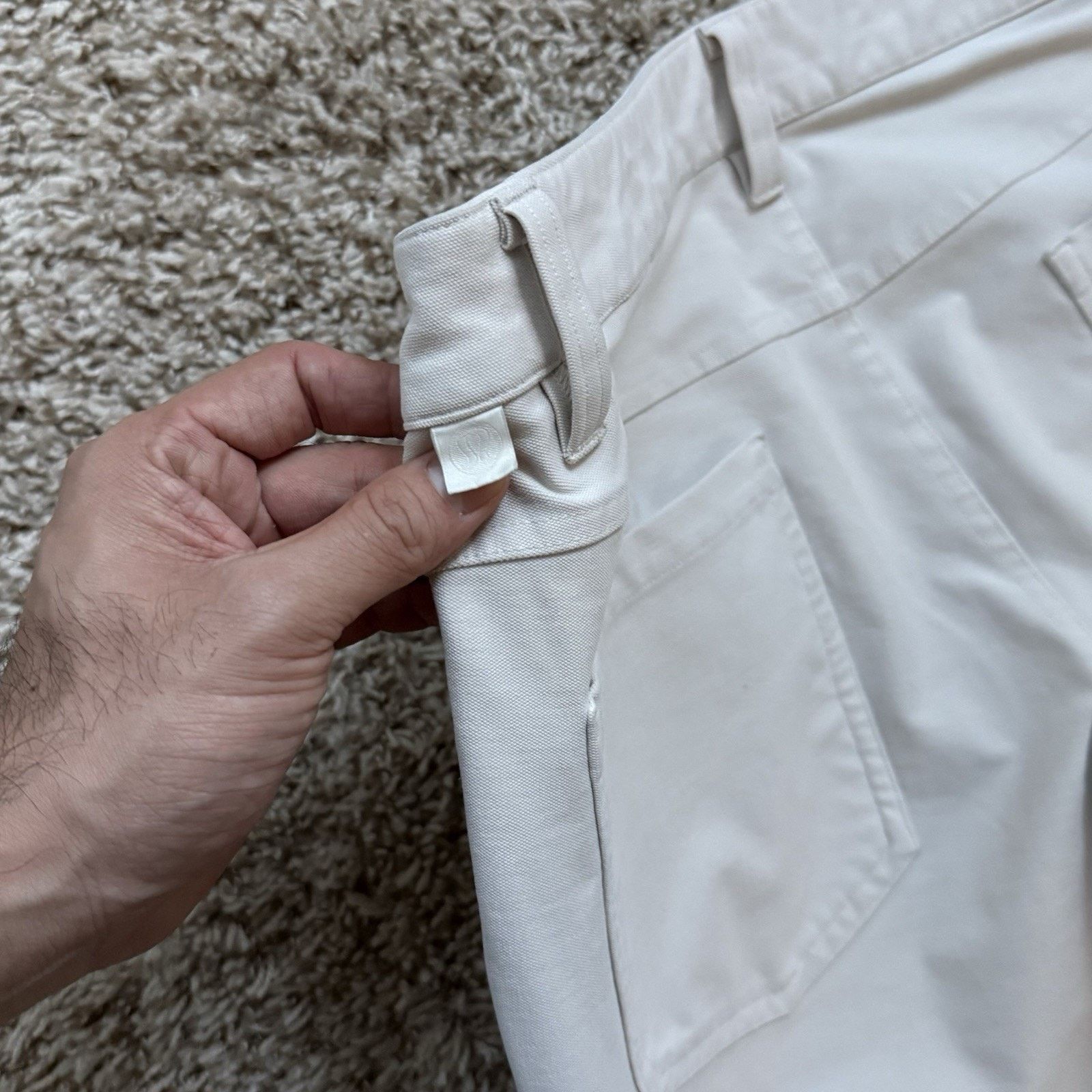 Lululemon LuluLemon 5 Pocket ABC Pants Athletic Cream Off White 34 Size US 34 / EU 50 - 3 Thumbnail