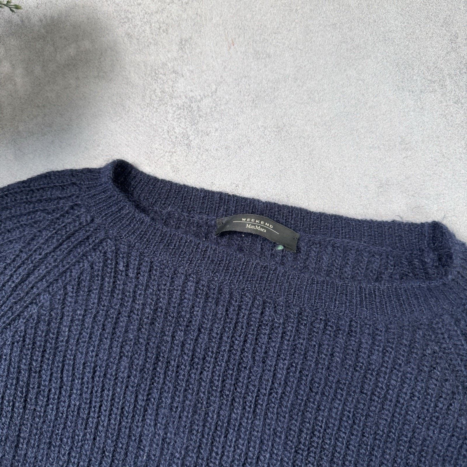 Weekend Max Mara Weekend Max Mara Wool Women Sweater Blue Size L Size L / US 10 / IT 46 - 8 Thumbnail