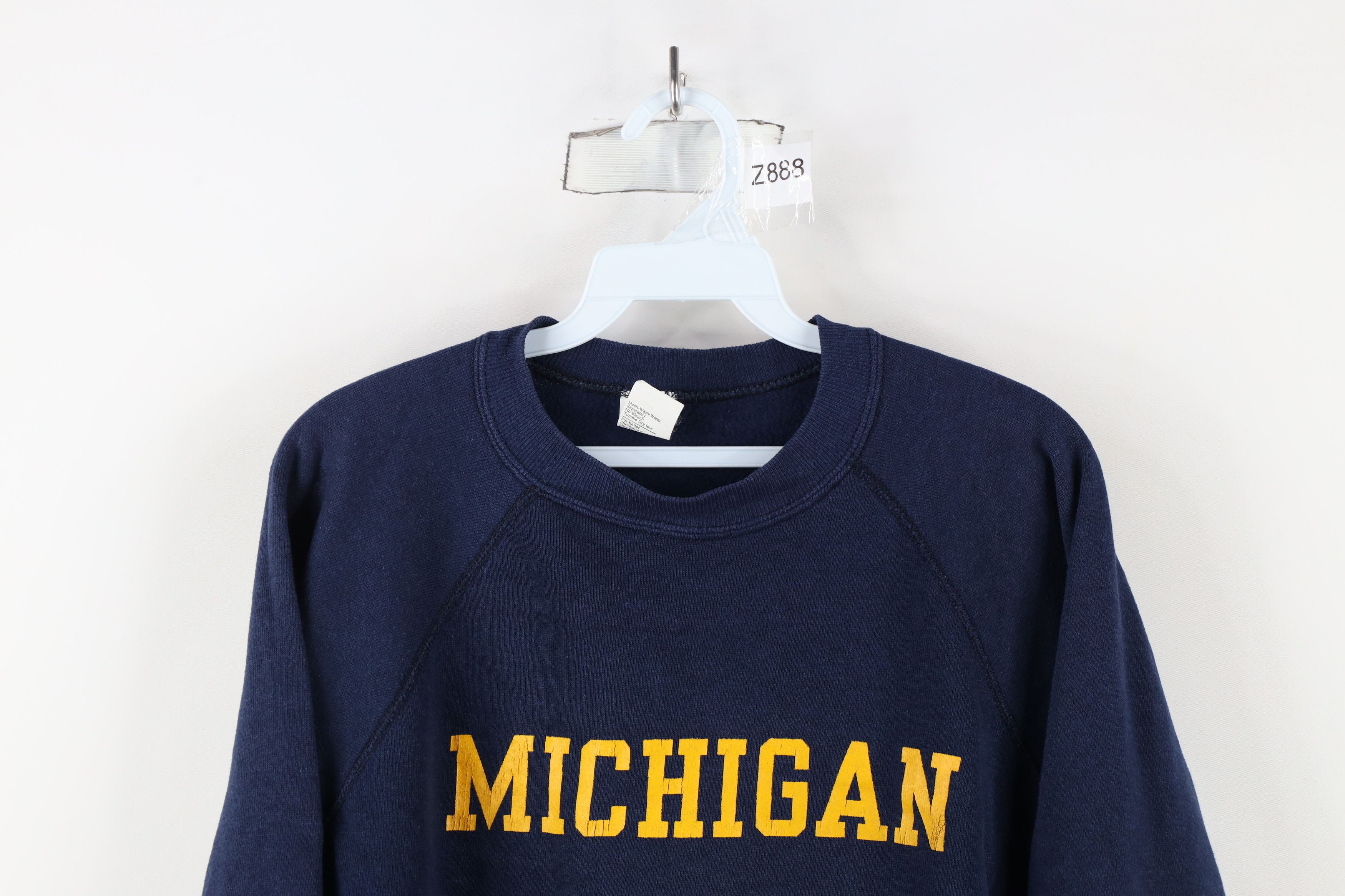 Vintage Vintage 70s 80s University of Michigan Sweatshirt USA Size US XL / EU 56 / 4 - 2 Thumbnail