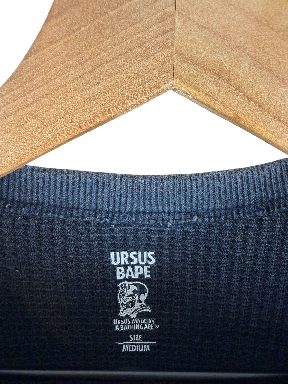 Bape Ursus Bape Thermal L/S Tee Size US M / EU 48-50 / 2 - 4 Thumbnail