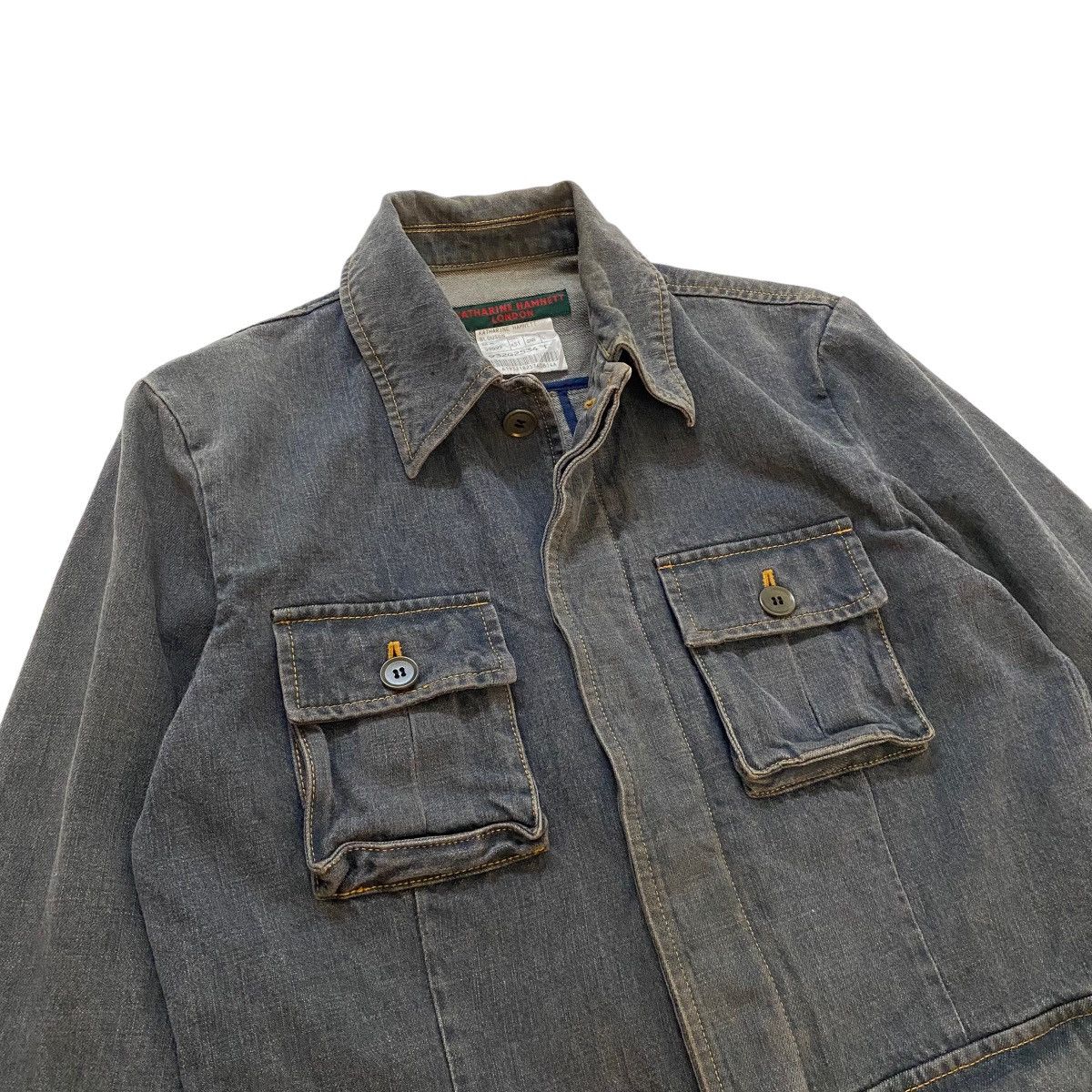 Vintage ⚡️Katharine Hamnett London four pocket denim style jacket Size US M / EU 48-50 / 2 - 6 Thumbnail