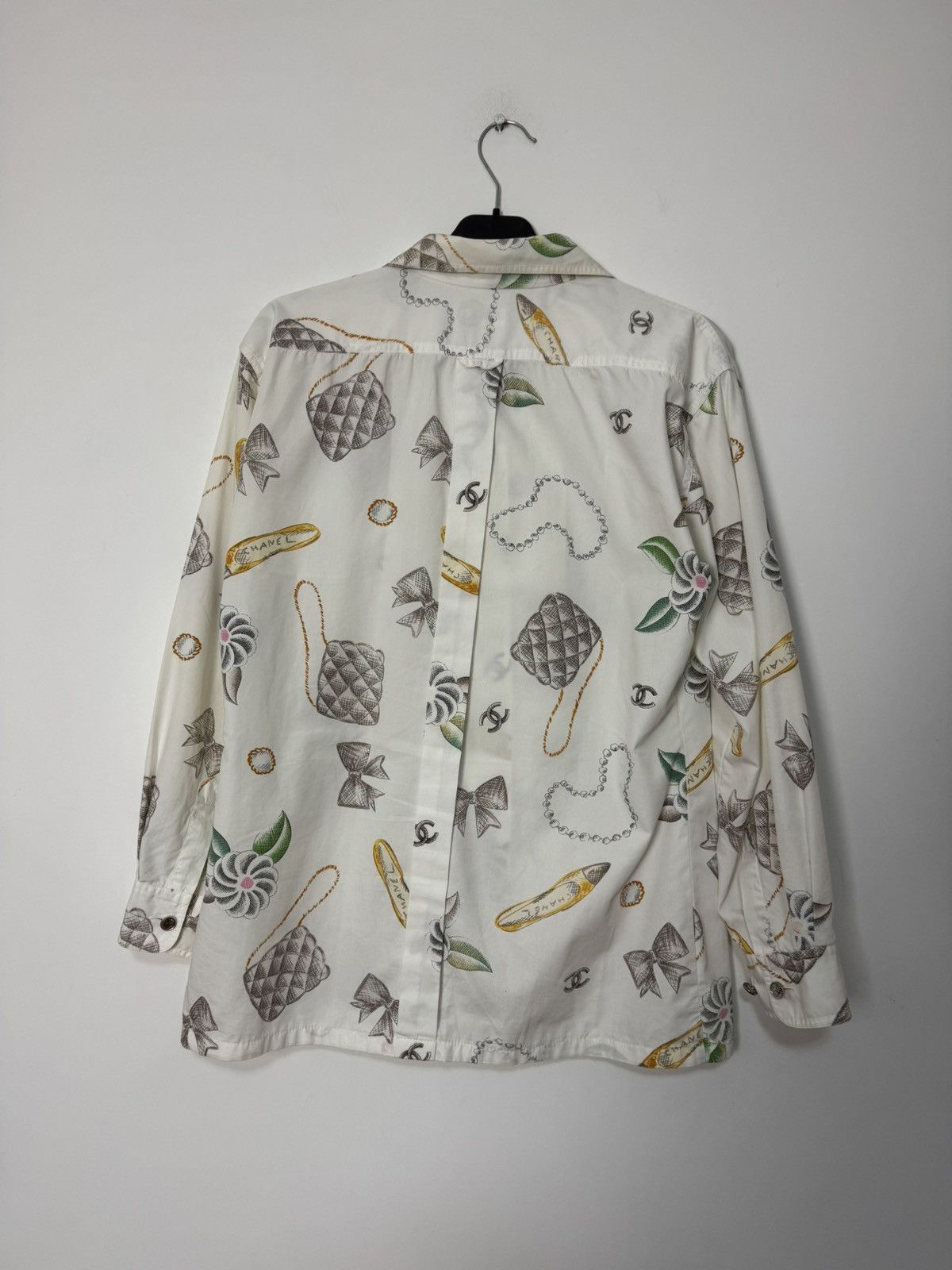 Chanel Chanel SS96 Runway by Karl Lagerfeld Button-Up Blouse Shirt Size M / US 6-8 / IT 42-44 - 5 Thumbnail