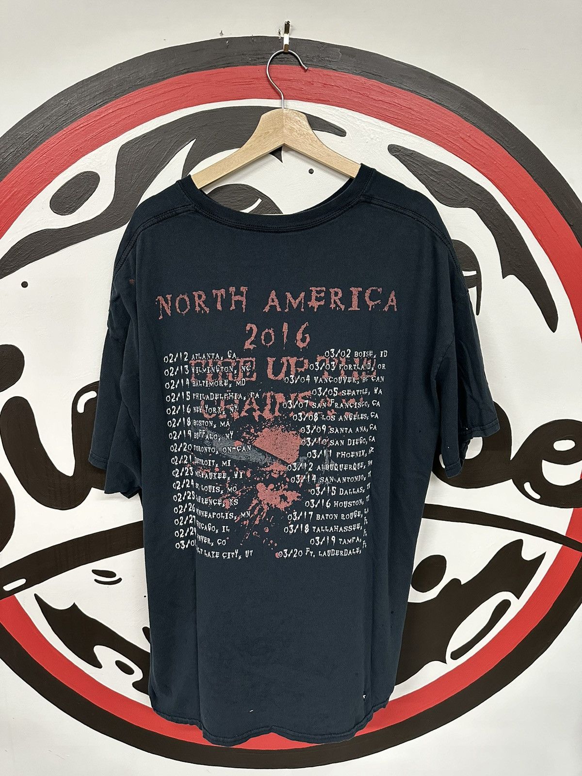 Band Tees × Vintage 2016 Cannibal Corpse North American Tour T-Shirt Size US XXL / EU 58 / 5 - 2 Thumbnail