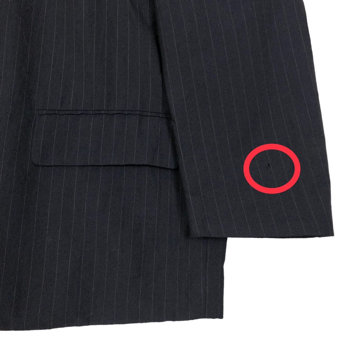 Comme des Garcons Vintage 90s Comme Des Garcons Homme Single Breasted Blazer Size 44R - 5 Thumbnail