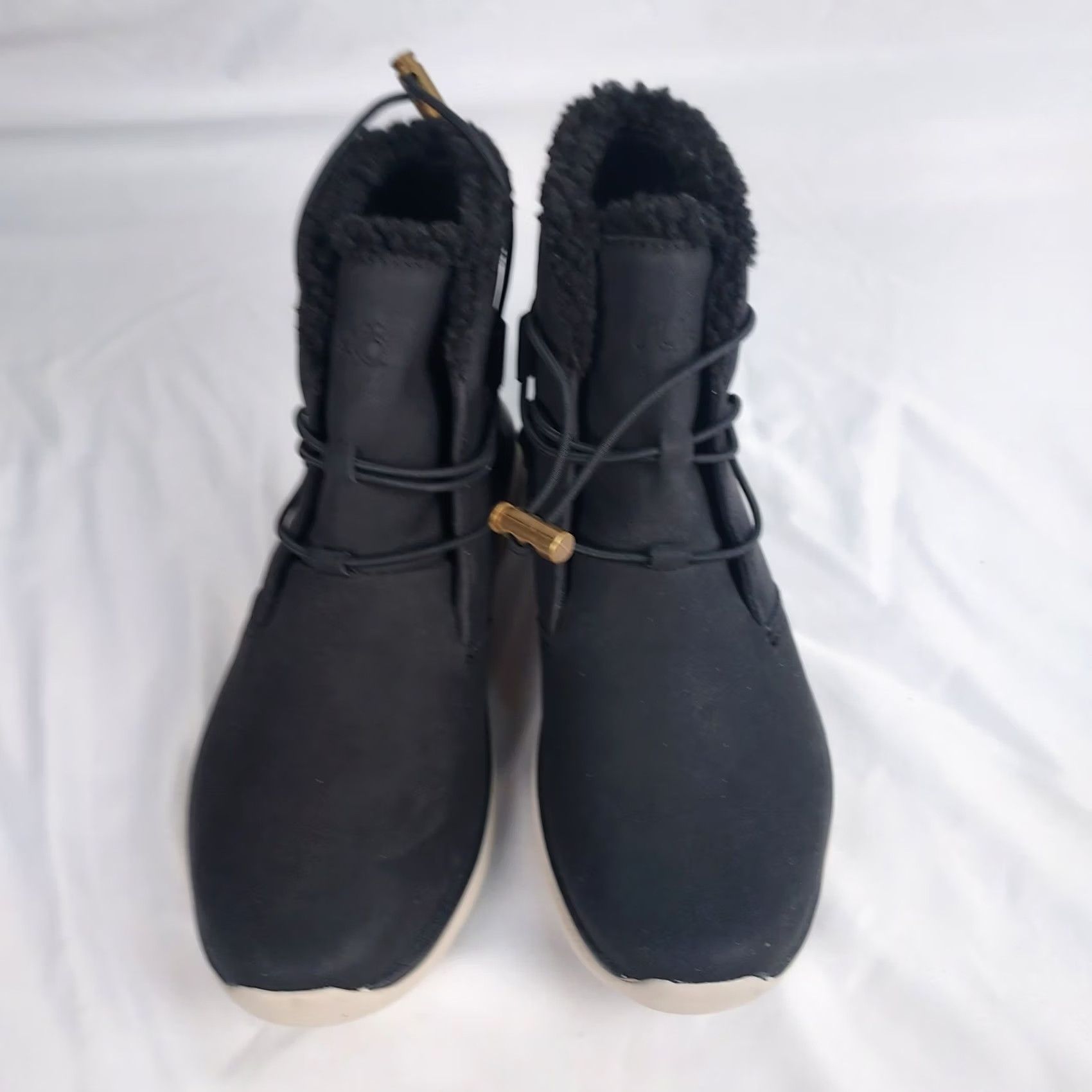 Vintage Ryka Womens Boots Memory Foam Faux Fur Winter Black Ankle Round Toe 6 M Calf Medium Comfort Snow Boot Womens Size US 6 / IT 36 - 2 Thumbnail