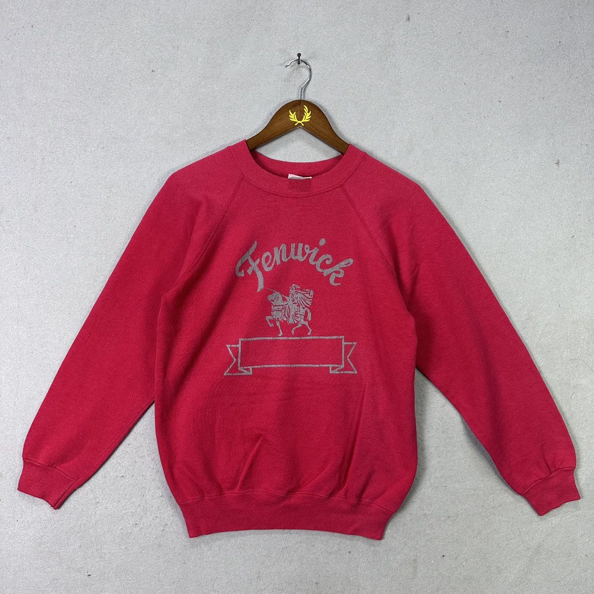Vintage Vintage Hanes Fenwick Sweatshirt USA Made 1980s Graphic Size US M / EU 48-50 / 2 - 1 Thumbnail