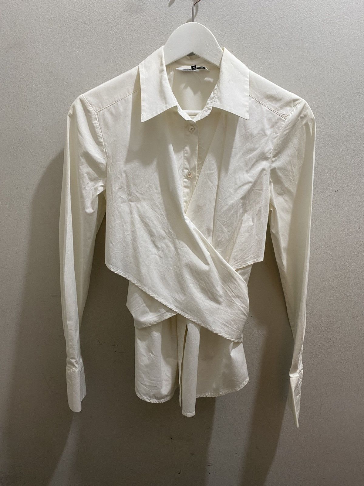 Marella MARELLA WHITE COTTON SHIRT Size M / US 6-8 / IT 42-44 - 4 Thumbnail
