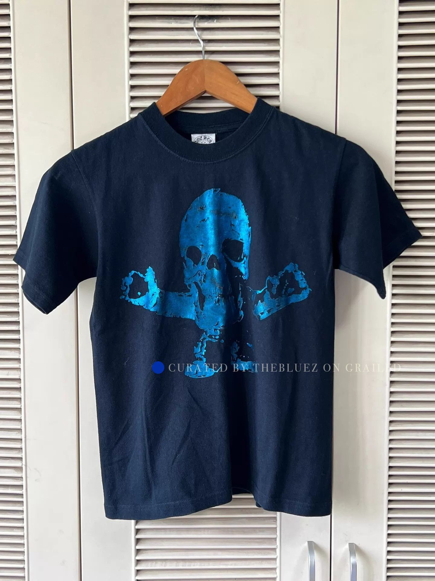 Chrome Hearts Blue Skull Double-Sided Graphic T-Shirt Size US M / EU 48-50 / 2 - 1 Thumbnail