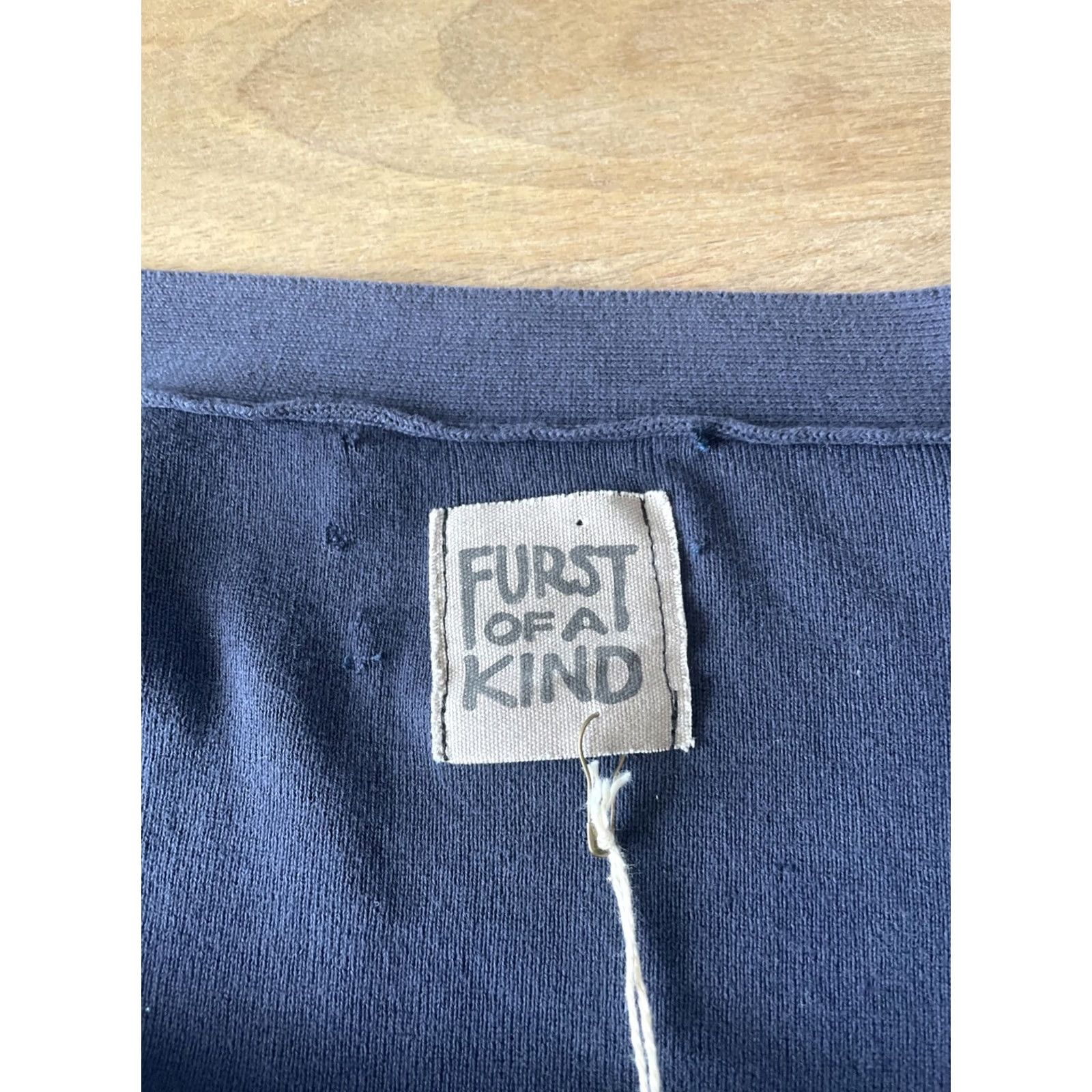 Vintage VINTAGE Furst of a Kind Cardigan Shirt One Size Blue Grunge Punk 90s Bohemian City Womens Size ONE SIZE - 5 Thumbnail