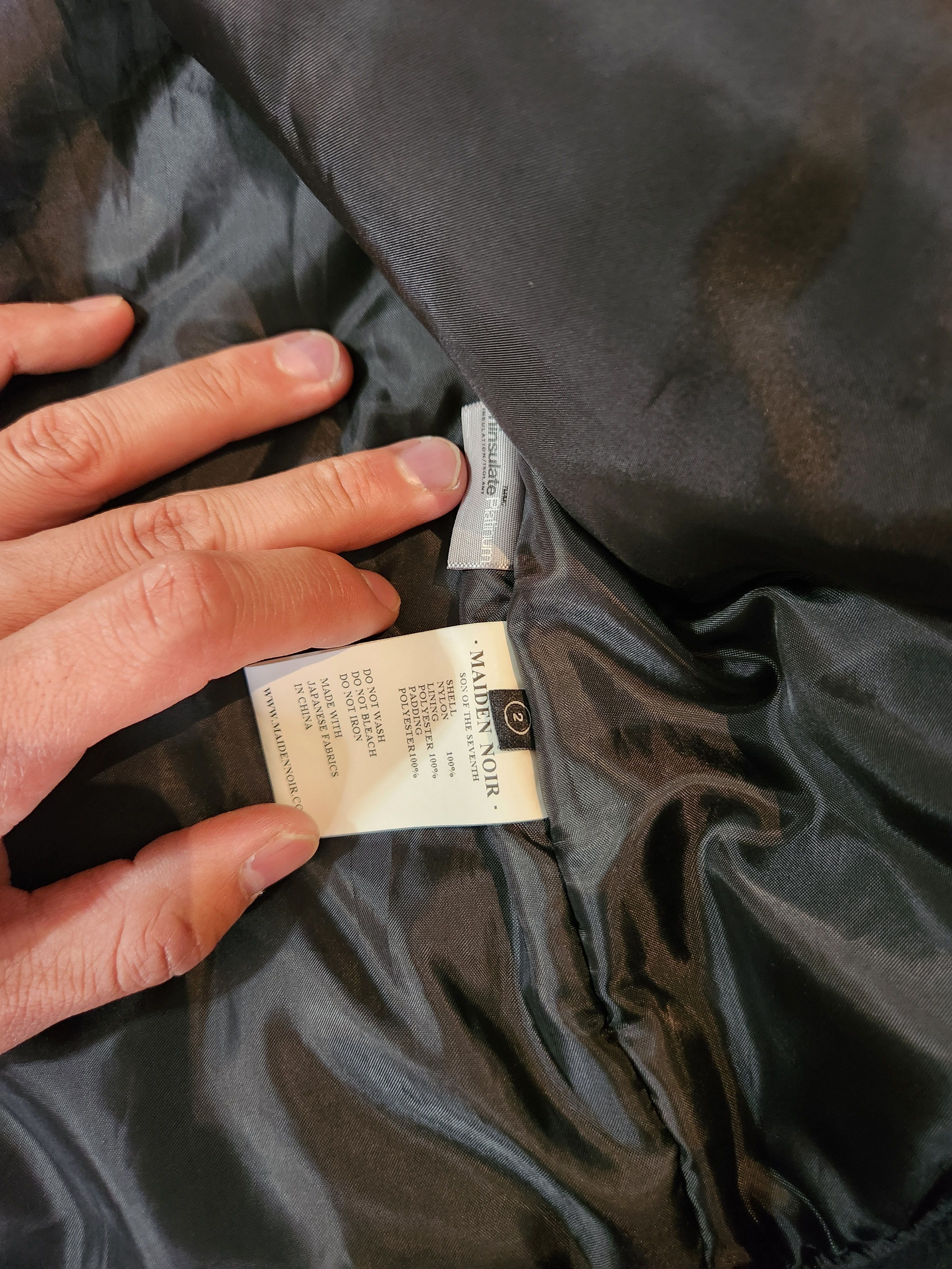 Maiden Noir Maiden Noir Satin Bomber Jacket Size US M / EU 48-50 / 2 - 6 Thumbnail