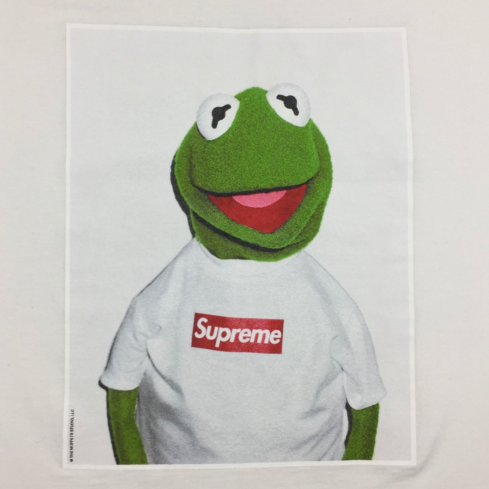 Supreme 2008 Supreme Kermit White Photo Tee Size US L / EU 52-54 / 3 - 4 Thumbnail