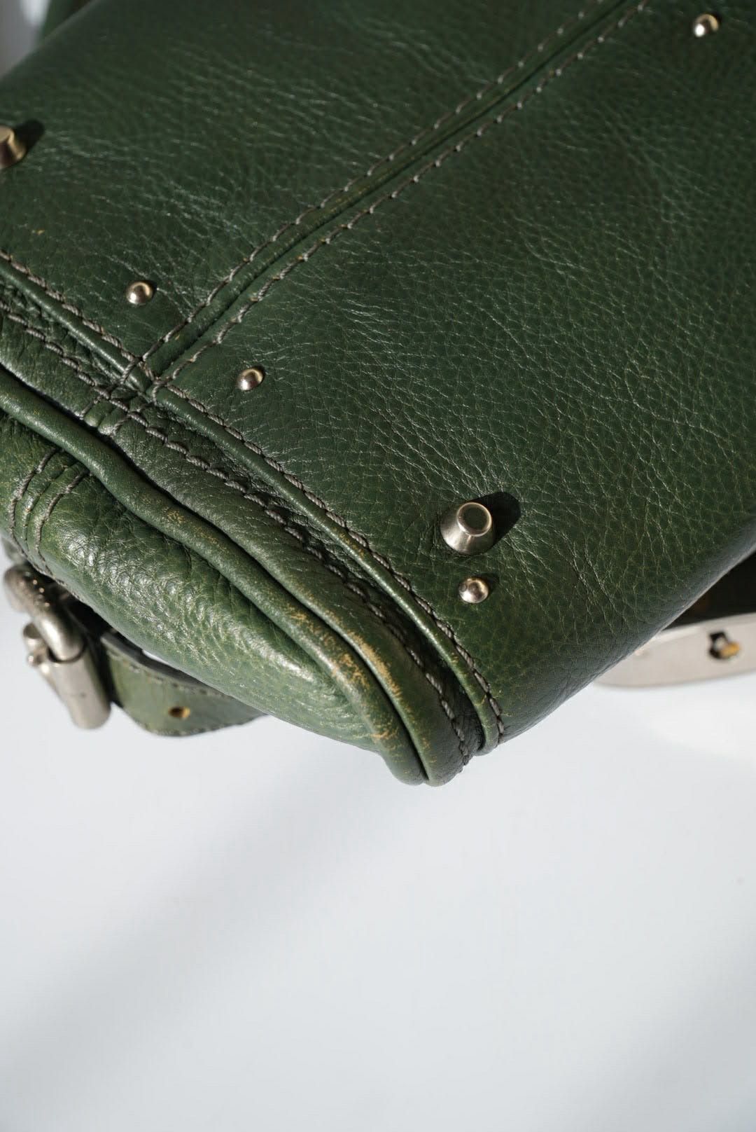 Chloe Chloé Green Leather Paddington Mini Satchel Size ONE SIZE - 15 Thumbnail