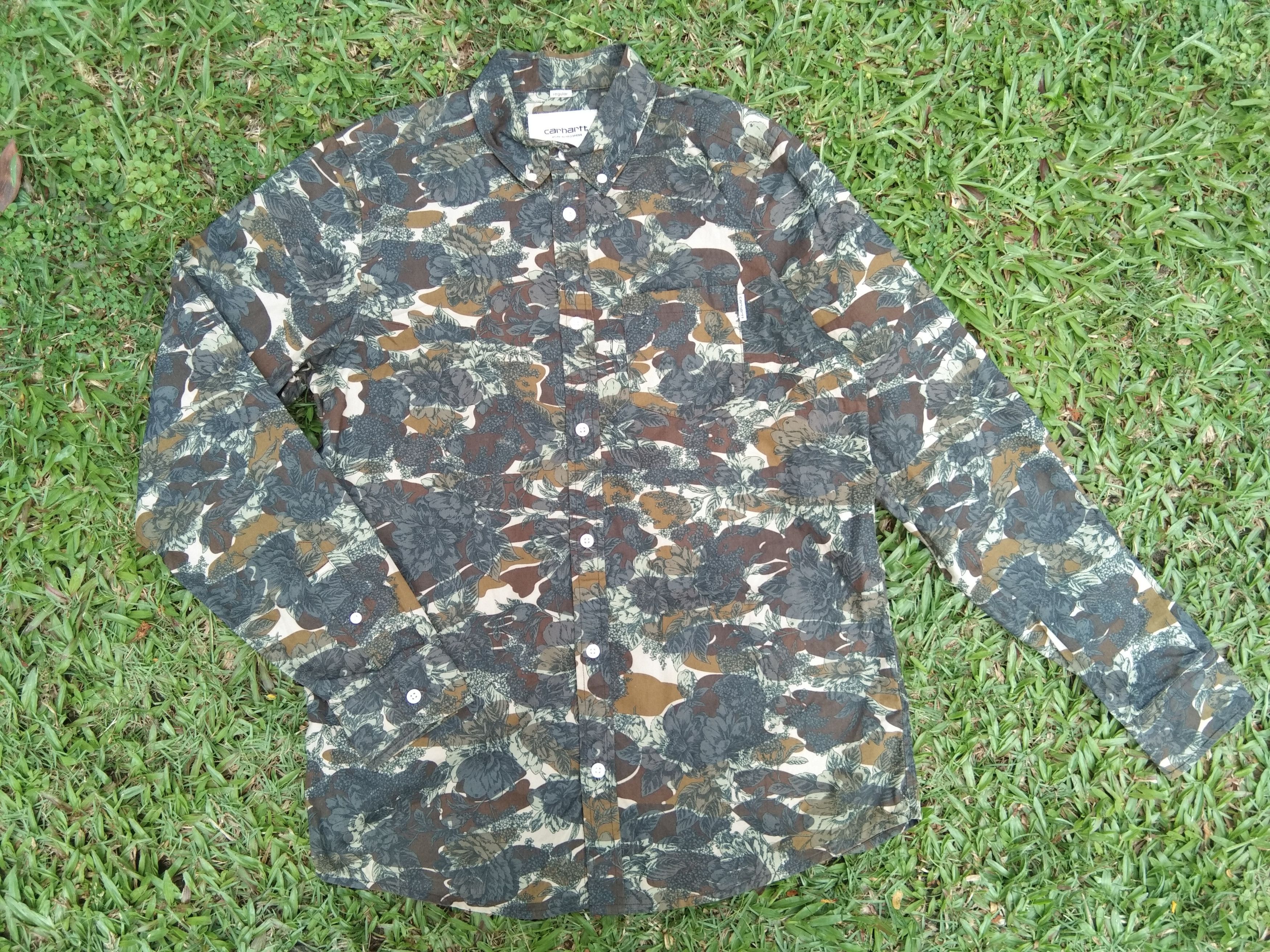 Carhartt Wip Carhartt Camo Rose shirt AOP 🛠💣💥 Size US S / EU 44-46 / 1 - 1 Thumbnail