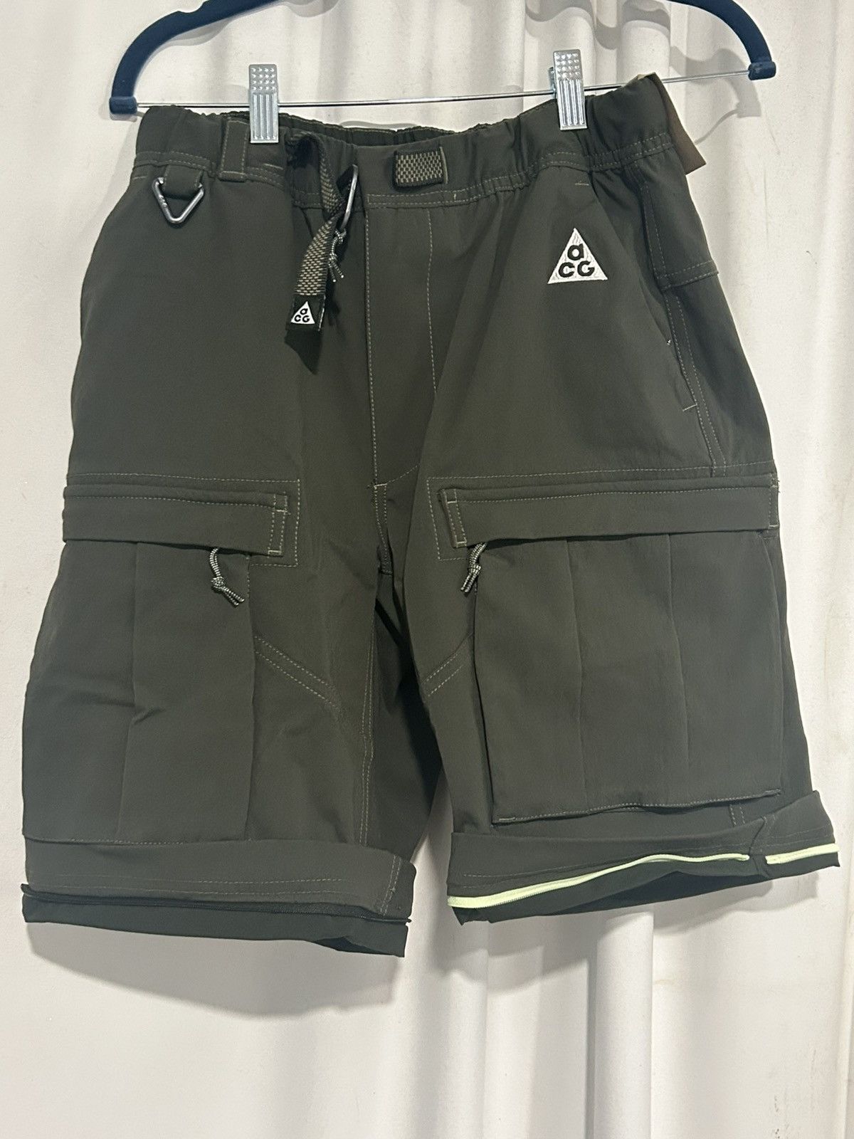 Nike × Nike ACG Nike ACG Green Woven Cargo Pants XS Size US 28 / EU 44 - 8 Thumbnail