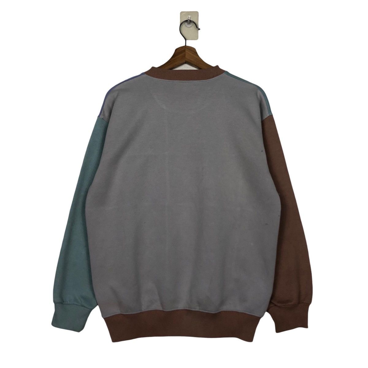 Japanese Brand 📌Vintage Sweatshirt Jazir Patch Work Design Issey Miyake Size US M / EU 48-50 / 2 - 9 Thumbnail