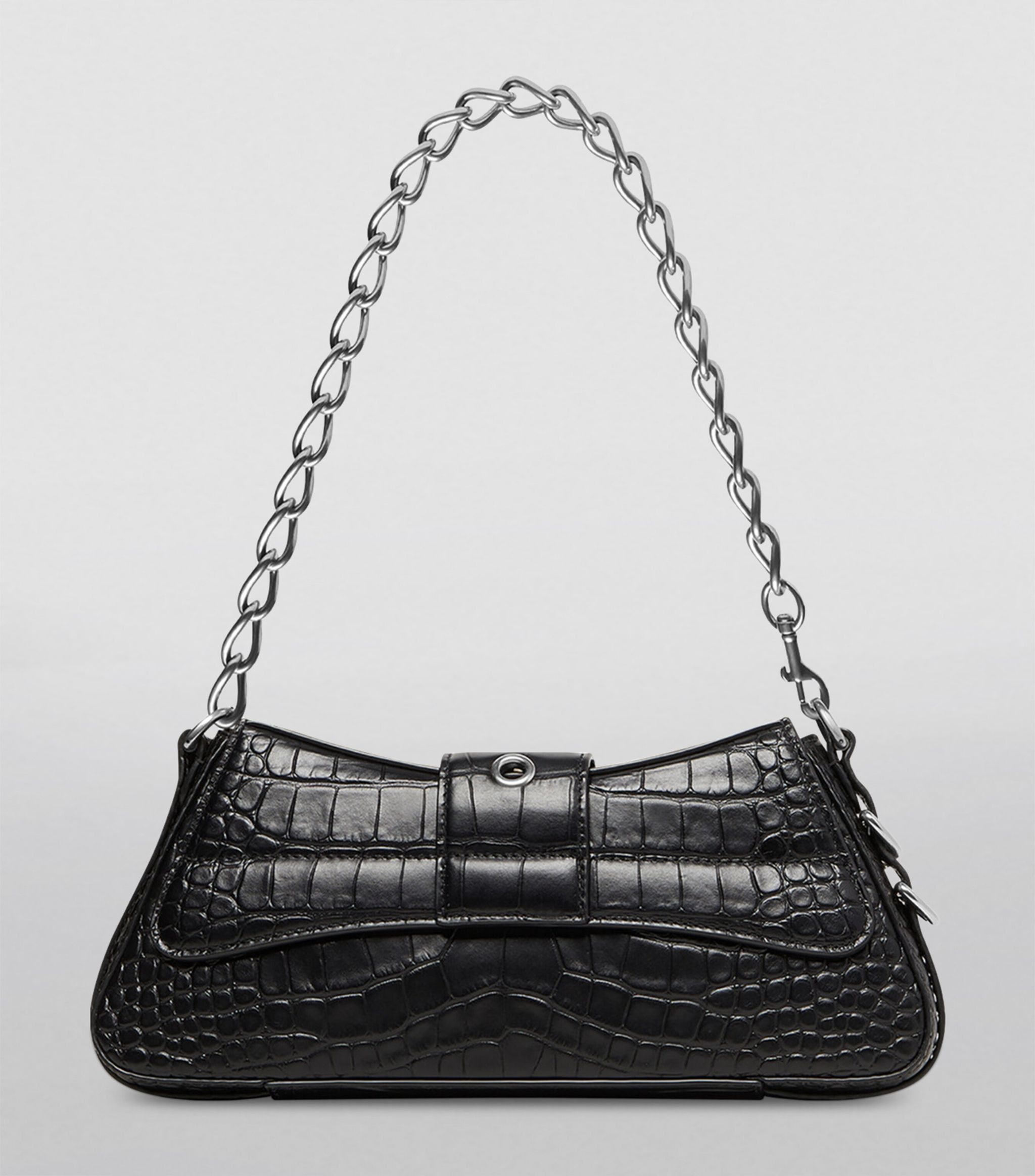 image of Balenciaga O1In1G1223 Lindsay Small Shoulder Bag In Black, Women's