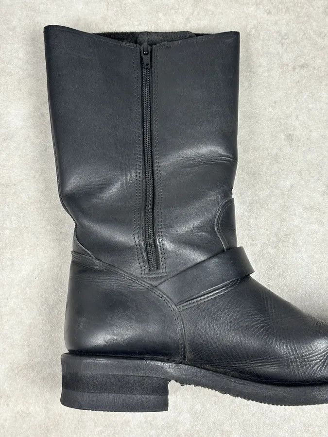 Avirex Avirex Black Leather Engineer Boots Size US 10 / EU 43 - 9 Thumbnail