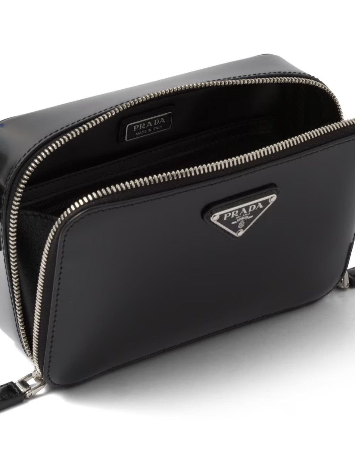 Prada Small Prada Brique Leather Bag Size ONE SIZE - 4 Thumbnail