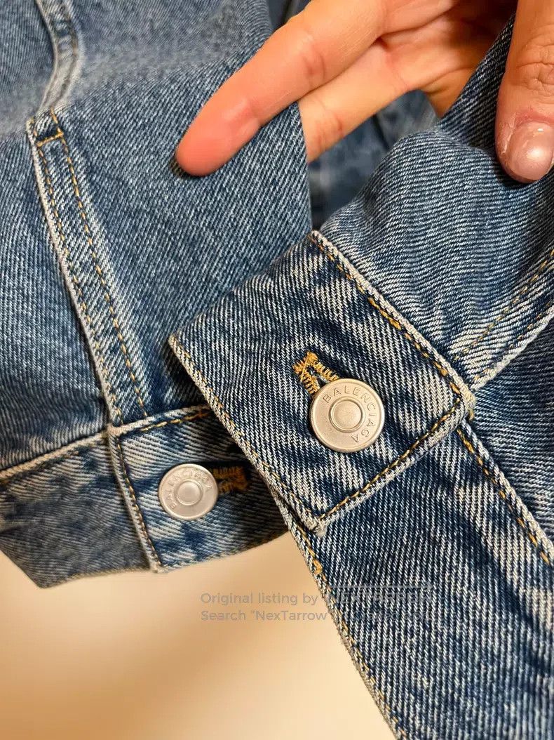Balenciaga Balenciaga Denim Jacket Size XS / US 0-2 / IT 36-38 - 5 Thumbnail
