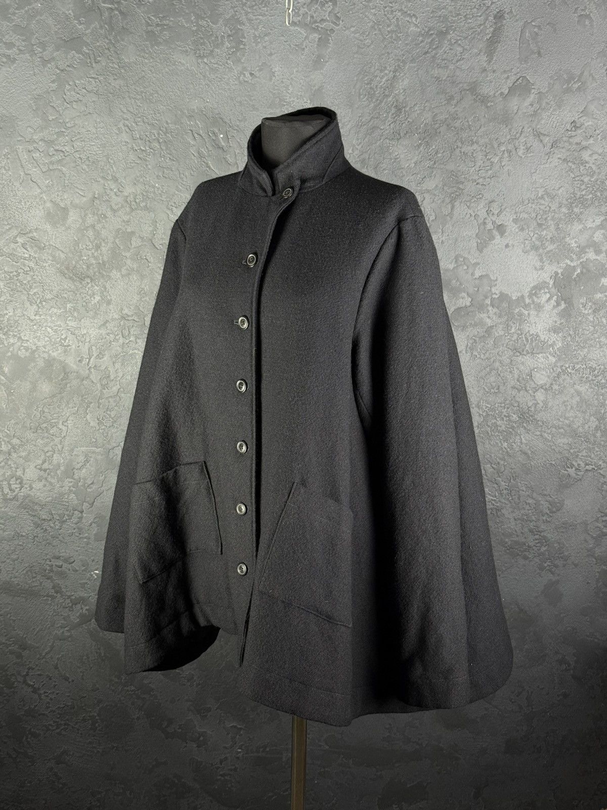 Rundholz RUNDHOLZ Avant-Garde Black Wool Jacket Oversized Size M / US 6-8 / IT 42-44 - 1 Thumbnail